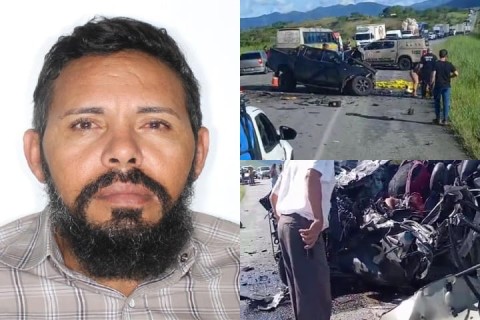 Acidente fatal na BR-415: homem morre ao colidir caminhonete com ônibus e carga de drogas é apreendida
